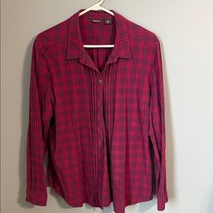 EDDIE BAUER WIMANS LONG SKEEVE SHIRT XL-